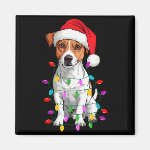 Jack Russell Terrier Hond Kerst Trui Xmas Huisdier Magneet
