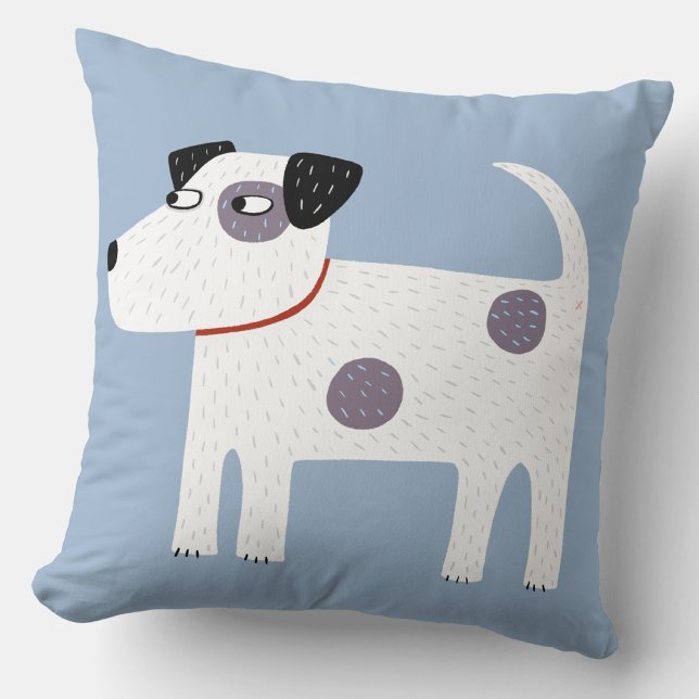 Jack Russell Terrier hond Kussen (Fun Parson Jack Russell terrier dog throw pillow)