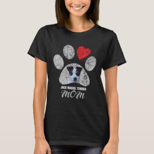 Jack Russell Terrier Hond Mam Moederdag Funny Gi T-shirt