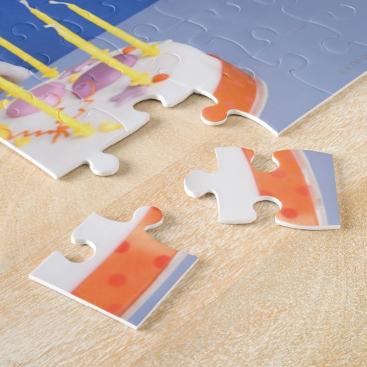 Jack Russell Terrier-hond met pet Legpuzzel (Zijkant)