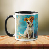 Jack Russell Terrier Hond Portret Mok