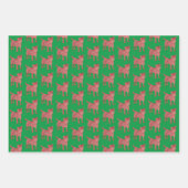 Jack Russell Terrier Hond Silhouet GMerry Woofmas Inpakpapier Vel (Voorkant 3)