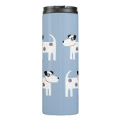 Jack Russell Terrier Honden Aangepaste Naam Thermosbeker (Achterkant)