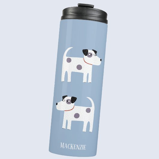 Jack Russell Terrier Honden Aangepaste Naam Thermosbeker