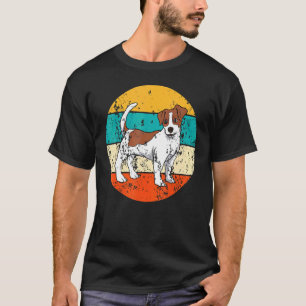 Jack Russell Terrier Honden Vintage Retro T-shirt