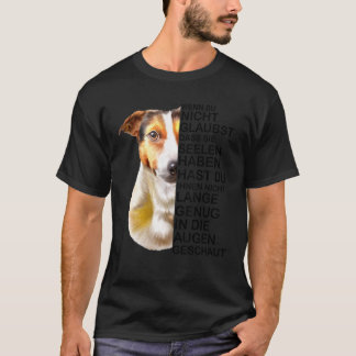 Jack Russell Terrier Hondenras Soul Gezegde T-shirt