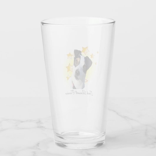 Jack Russell Terrier Hunting Dog is een ster Glas (Achterkant)