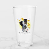 Jack Russell Terrier Hunting Dog is een ster Glas (Voorkant)