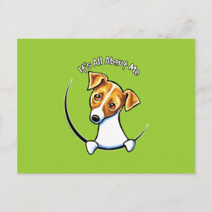 Jack Russell Terrier IAAM Off-Leash Art™ Briefkaart