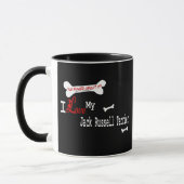 Jack Russell Terrier (Ik hou van) mok (Links)