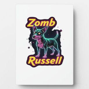 Jack Russell Terrier JRT Zombie Hond Halloween Ess Fotoplaat