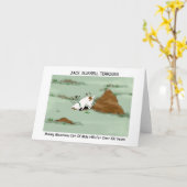 Jack Russell Terrier Kaart (Gele Bloem)