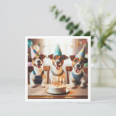 Jack Russell Terrier kaart, Jack Russell Terrier Kaart (Staand voorkant)