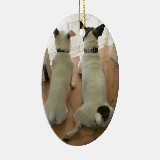 Jack Russell Terrier Keramisch Ornament (Rechts)
