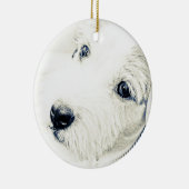 Jack Russell Terrier Keramisch Ornament (Rechts)