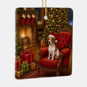 Jack Russell Terrier Keramisch Ornament (Rechts)