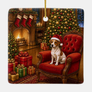 Jack Russell Terrier Keramisch Ornament