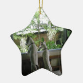 Jack Russell Terrier Keramisch Ornament (Links)