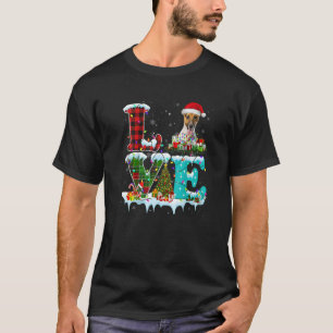 Jack Russell Terrier Kerstboom Licht Pyjama D T-shirt