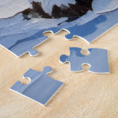 Jack Russell Terrier Kerstboot Vakantie Legpuzzel (Zijkant)
