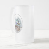 Jack Russell Terrier-kerstcadeaus Matglas Bierpul (Voorkant links)