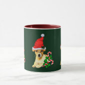 Jack Russell Terrier-kerstcadeaus Mok (Midden)