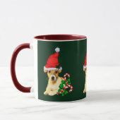 Jack Russell Terrier-kerstcadeaus Mok (Links)