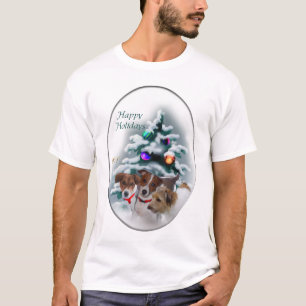 Jack Russell Terrier-kerstcadeaus T-shirt