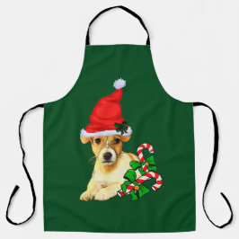 Jack Russell Terrier Kerstmis Schort