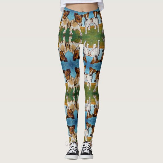 Jack Russell Terrier Leggings (Voorkant)