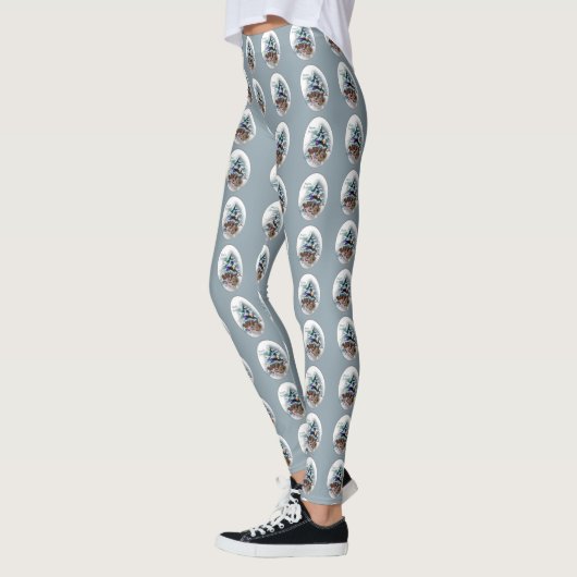Jack Russell Terrier-Leggings voor Kerstmis Leggings (Links)