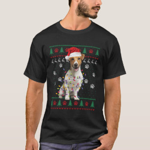 Jack Russell Terrier Lelijke Kersttrui Puppy T-shirt