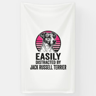 Jack Russell Terrier Licht Afleidbaar Vintage T-Sh Spandoek