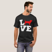 Jack Russell Terrier Love T-shirt (Voorkant volledig)