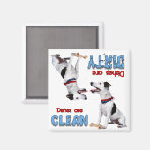 Jack Russell Terrier Lover Vaatwasser Magneet (Voorkant / Achterkant)