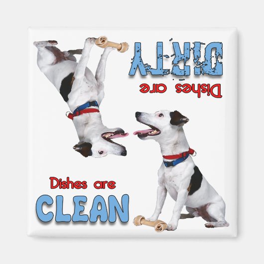 Jack Russell Terrier Lover Vaatwasser Magneet (Voorkant)