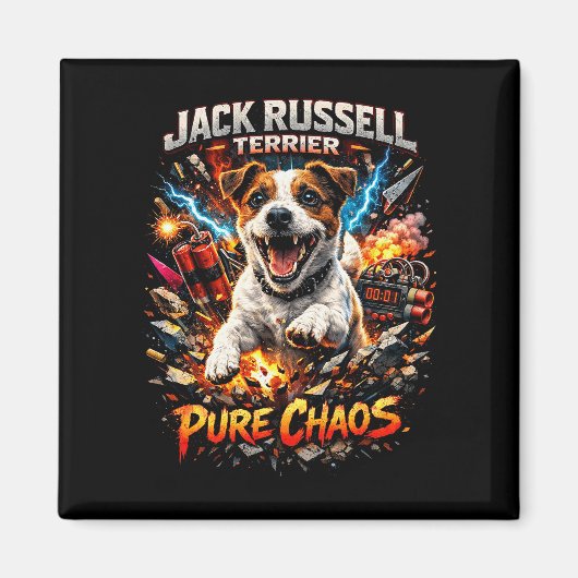Jack Russell Terrier Magneet (Voorkant)