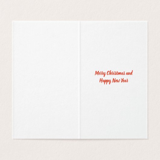 Jack Russell Terrier met kerstcadeau Label Kaart (Binnenkant ongevouwen)