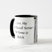 Jack Russell Terrier Mok (Voorkant links)