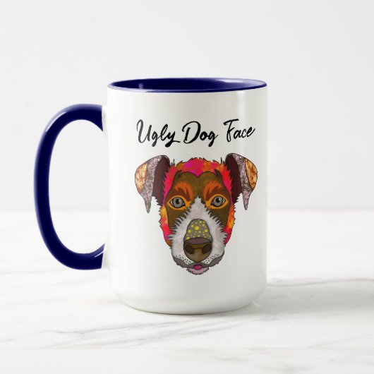 Jack Russell Terrier mok lelijke hond (Links)