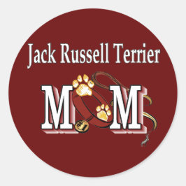 Jack Russell Terrier MOM Gifts Ronde Sticker