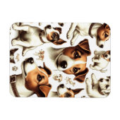  Jack Russell Terrier Naadloos Magneet (Horizontaal)