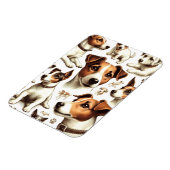  Jack Russell Terrier Naadloos Magneet (Linkerzijde)