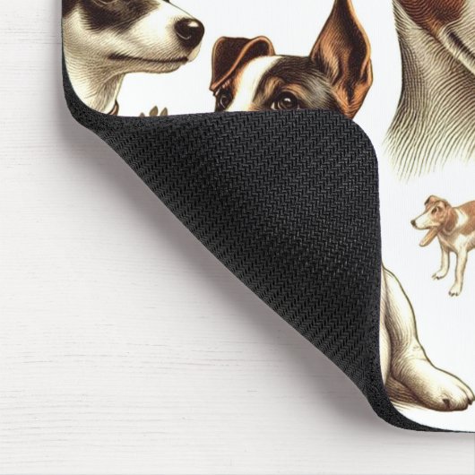  Jack Russell Terrier Naadloos Muismat (Hoek)