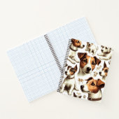 Jack Russell Terrier Naadloos Notitieboek (Binnen)
