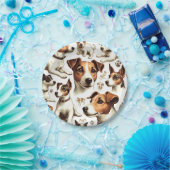  Jack Russell Terrier Naadloos Papieren Bordje (Feest)