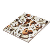  Jack Russell Terrier Naadloos Tegeltje (Zijkant)