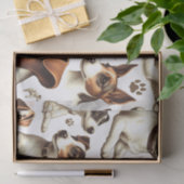  Jack Russell Terrier Naadloos Tissuepapier (Geschenk)