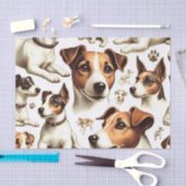  Jack Russell Terrier Naadloos Tissuepapier (Craft)