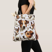  Jack Russell Terrier Naadloos Tote Bag (Dichtbij)